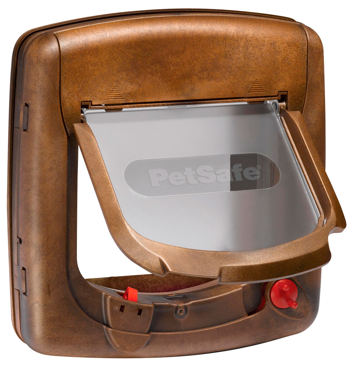 Дверца для кошки PetSafe StayWell Deluxe с магнитным замком коричневая 15 х 16,3 см