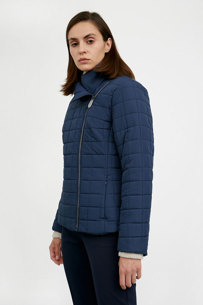 Куртка женская Finn Flare A20-12011 синяя XS