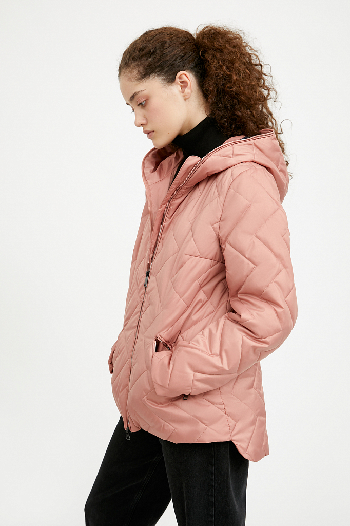 Куртка женская Finn Flare A20-32007 розовая XS