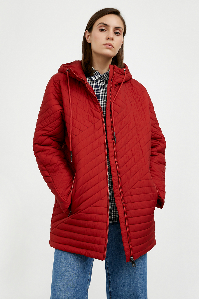 Куртка женская Finn Flare A20-12057 красная S