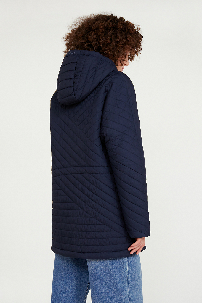 Куртка женская Finn Flare A20-12057 синяя XS