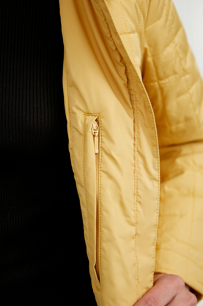 Куртка женская Finn Flare A20-32024 желтая XS
