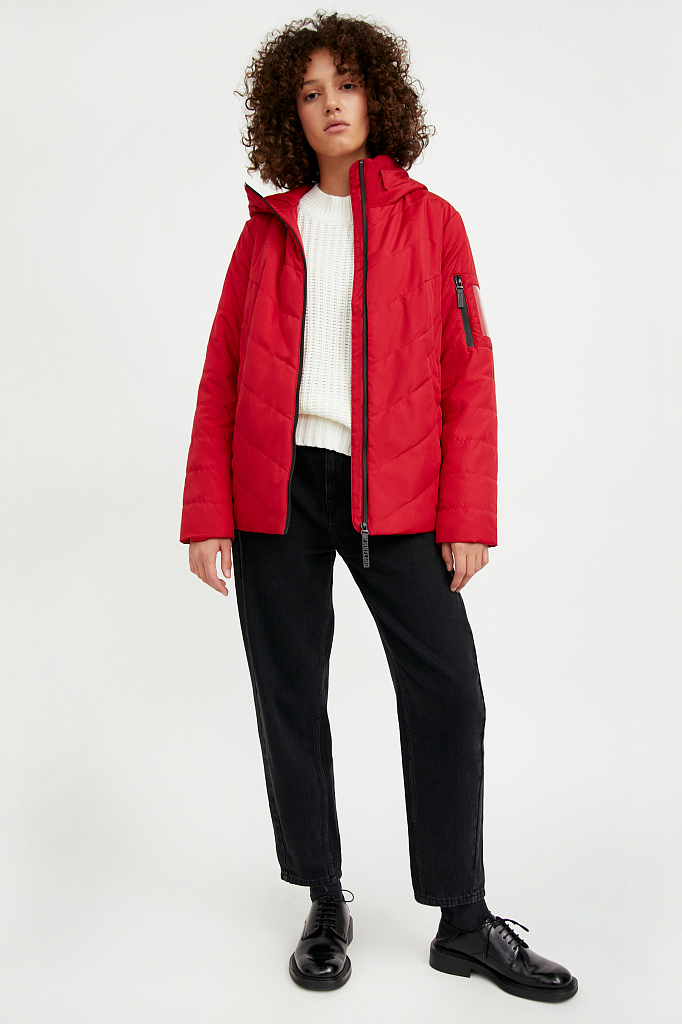 Куртка женская Finn Flare A20-13006 красная S