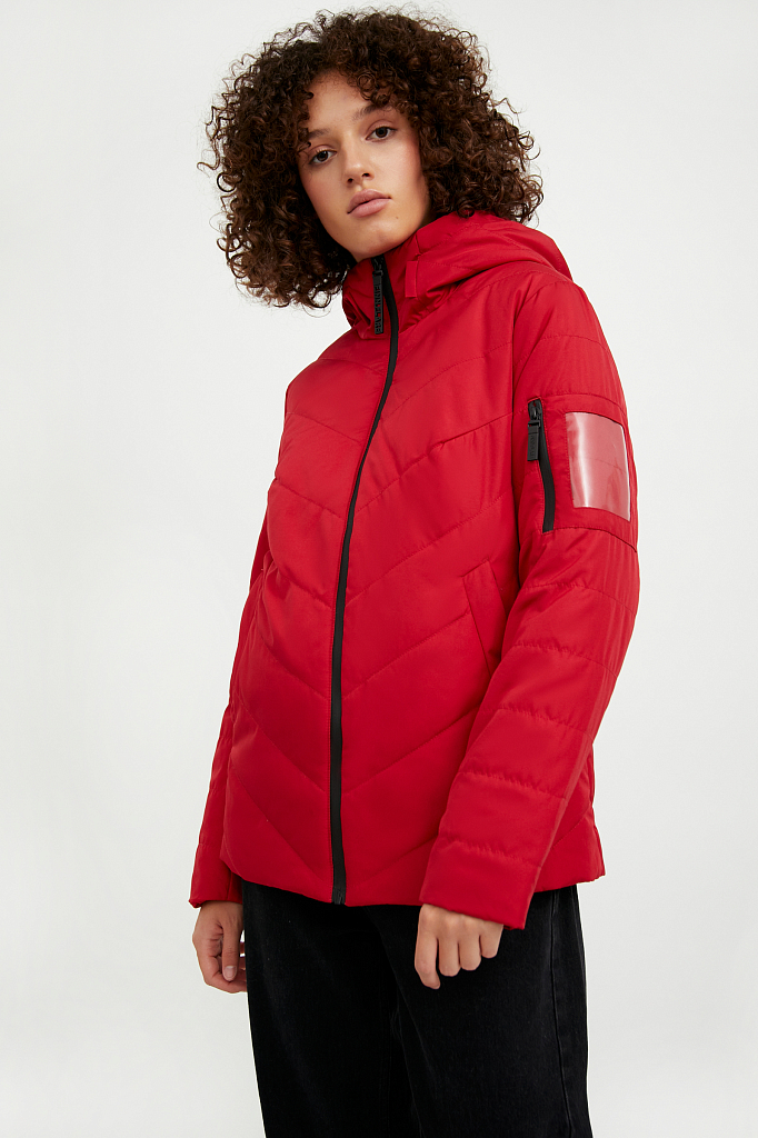 Куртка женская Finn Flare A20-13006 красная S