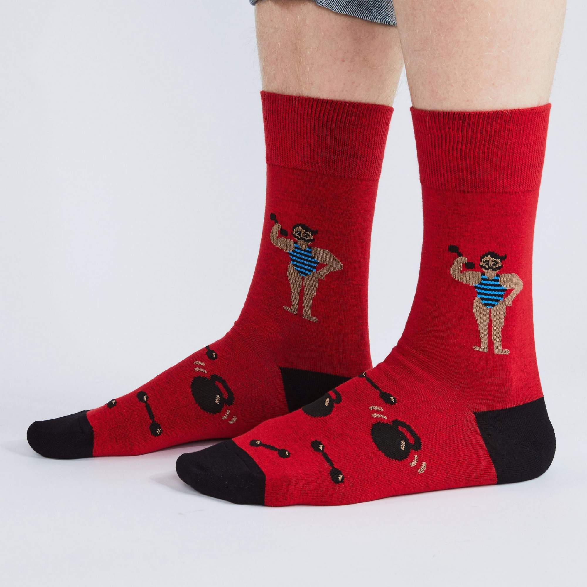Носки мужские St. Friday Socks 23222-1163-11-19-01 красные 38-41