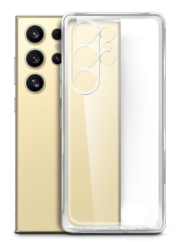 Чехол Brozo на Samsung Galaxy S24 Ultra силиконовый прозрачный, купить в Москве, цены в интернет-магазинах на Мегамаркет