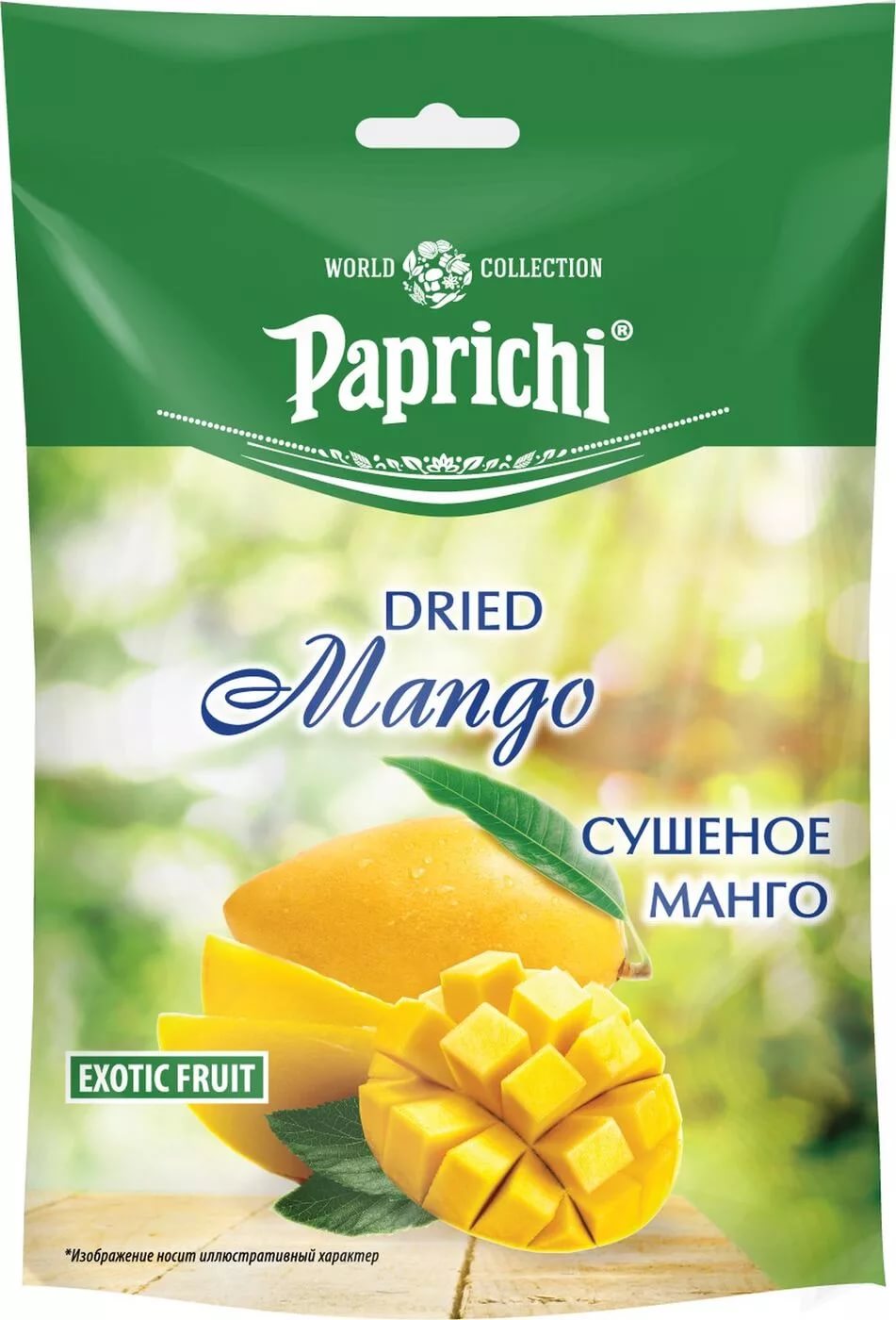 Фотография Сушеное <b>манго</b> Paprichi <b>100</b>гр № 1.