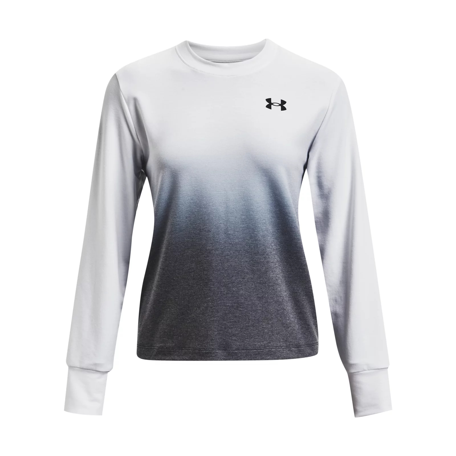 Свитшот женский Under Armour Rival Terry Gradient Crew белый XL