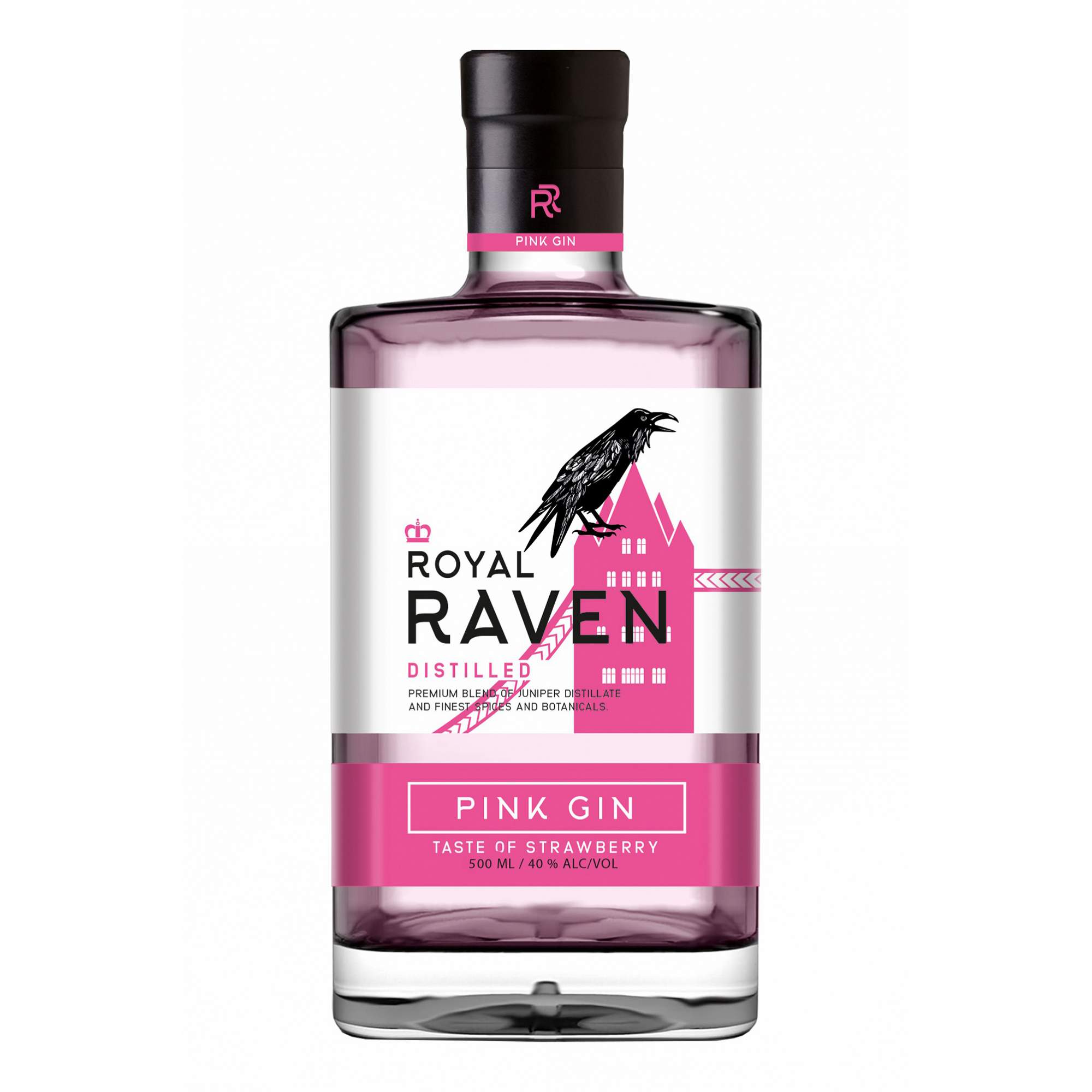 Джин Royal Raven Pink 40% 0,5 л - купить в Питейный дом 