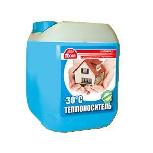 Теплоноситель Комфортный дом -30 Эко ТОП / 10 кг для систем отопления