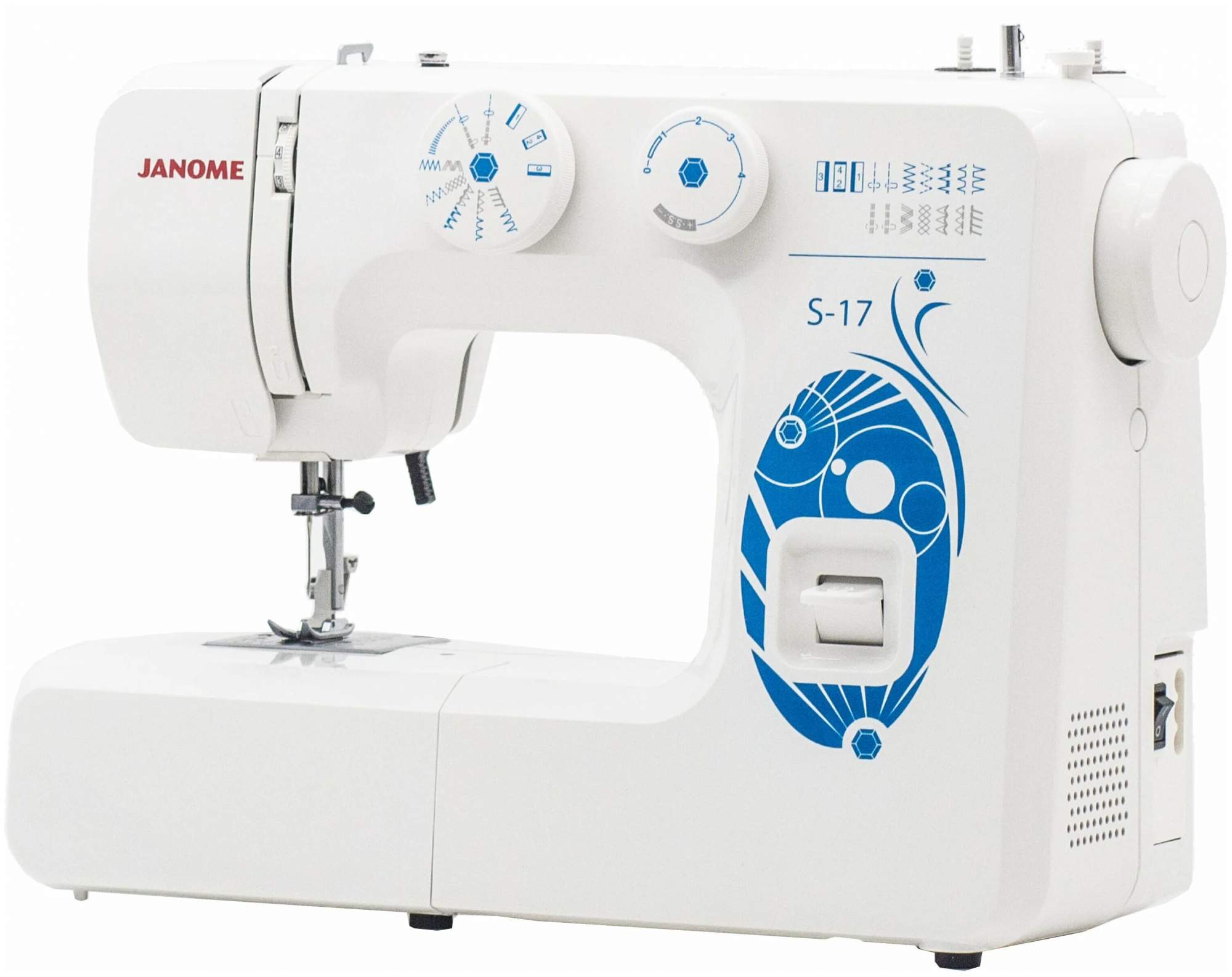 Janome швейная отзывы. Швейная машинка Janome s17. Janome s17 запчасти.