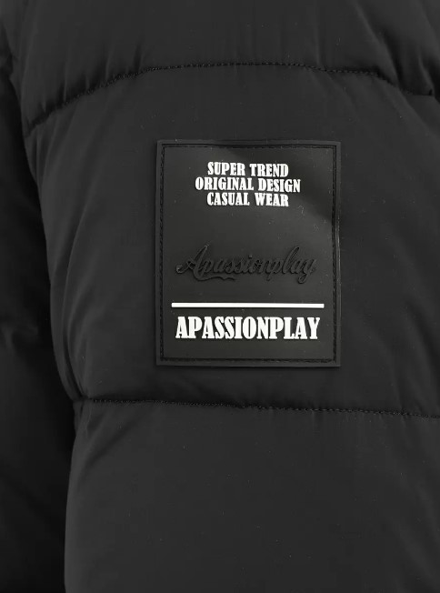 Зимняя куртка мужская A passion play 212CN(TR-0011)-0201 черная 58 RU