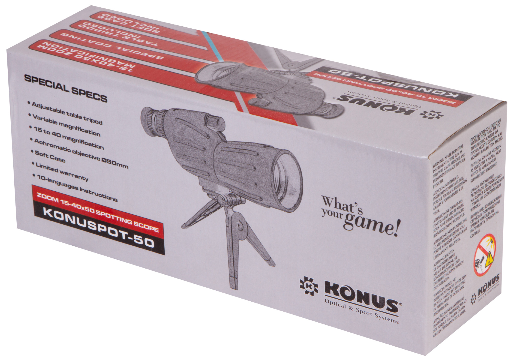 Подзорная труба Konus Konuspot-50 15-40x50