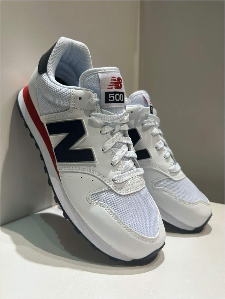 Кроссовки мужские New Balance 500 белые 46.5 EU - купить в Москве, цены на Мегамаркет | 600013923331