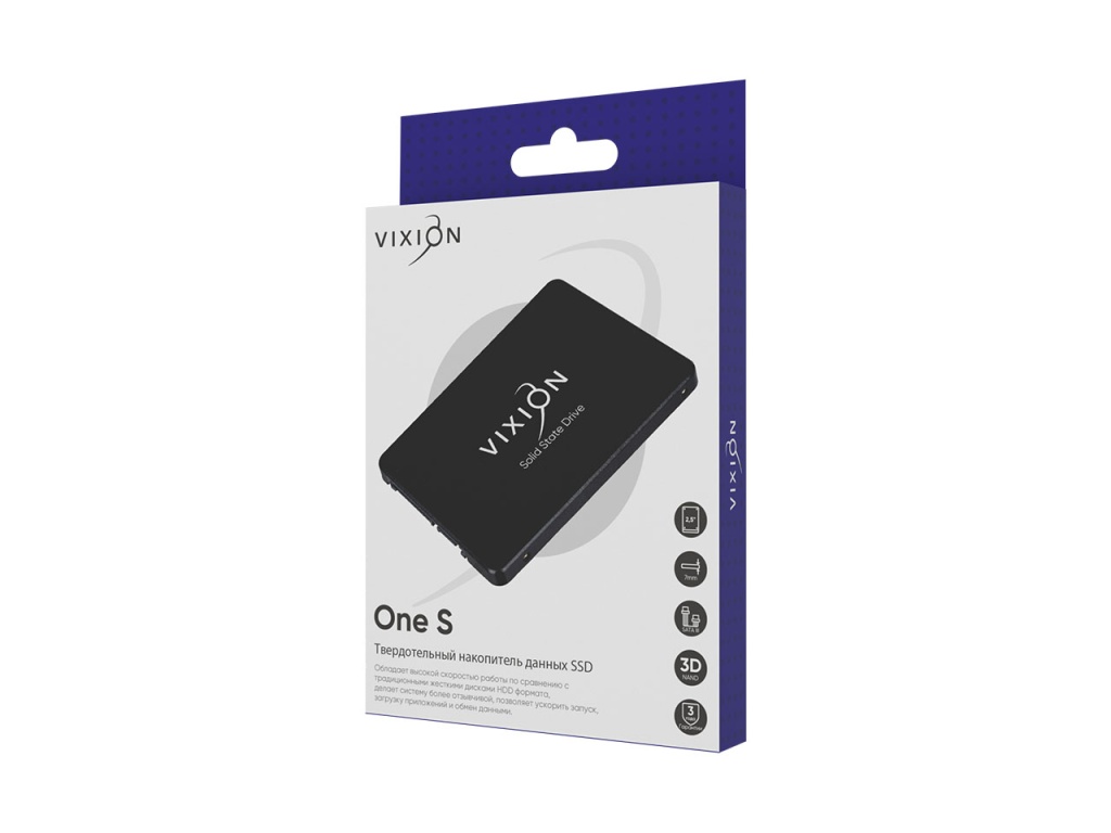 SSD накопитель Vixion One S 2.5" 512 ГБ GS-00029713 - купить в SotaFix, цена на Мегамаркет