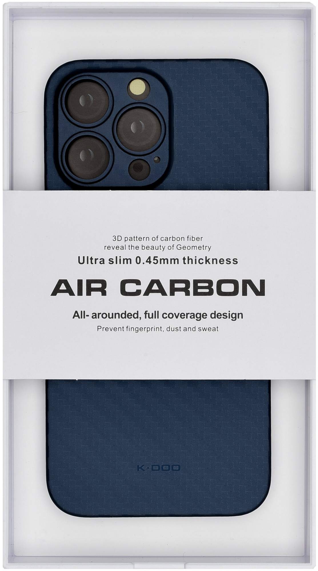 Чехол для iPhone 13 Pro "AIR Carbon" Синий, купить в Москве, цены в интернет-магазинах на Мегамаркет