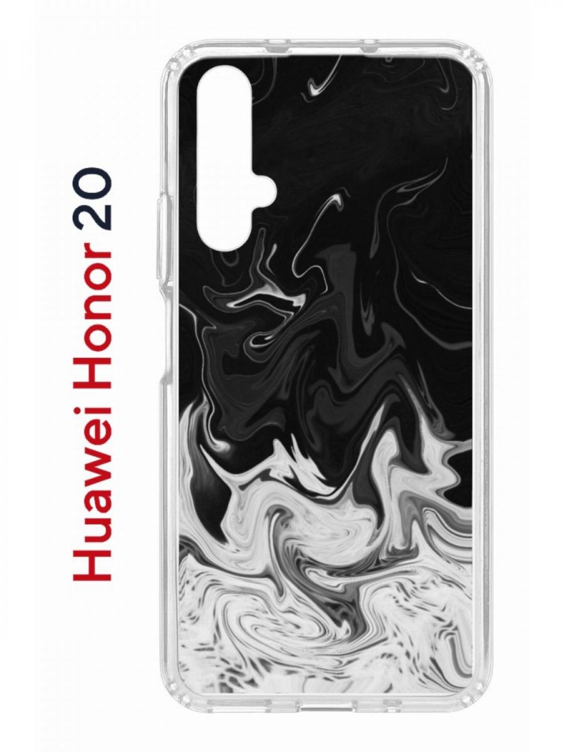 Чехол на Honor 20, Huawei Nova 5T Kruche Print Разводы краски,  противоударный бампер – купить в Москве, цены в интернет-магазинах на  Мегамаркет