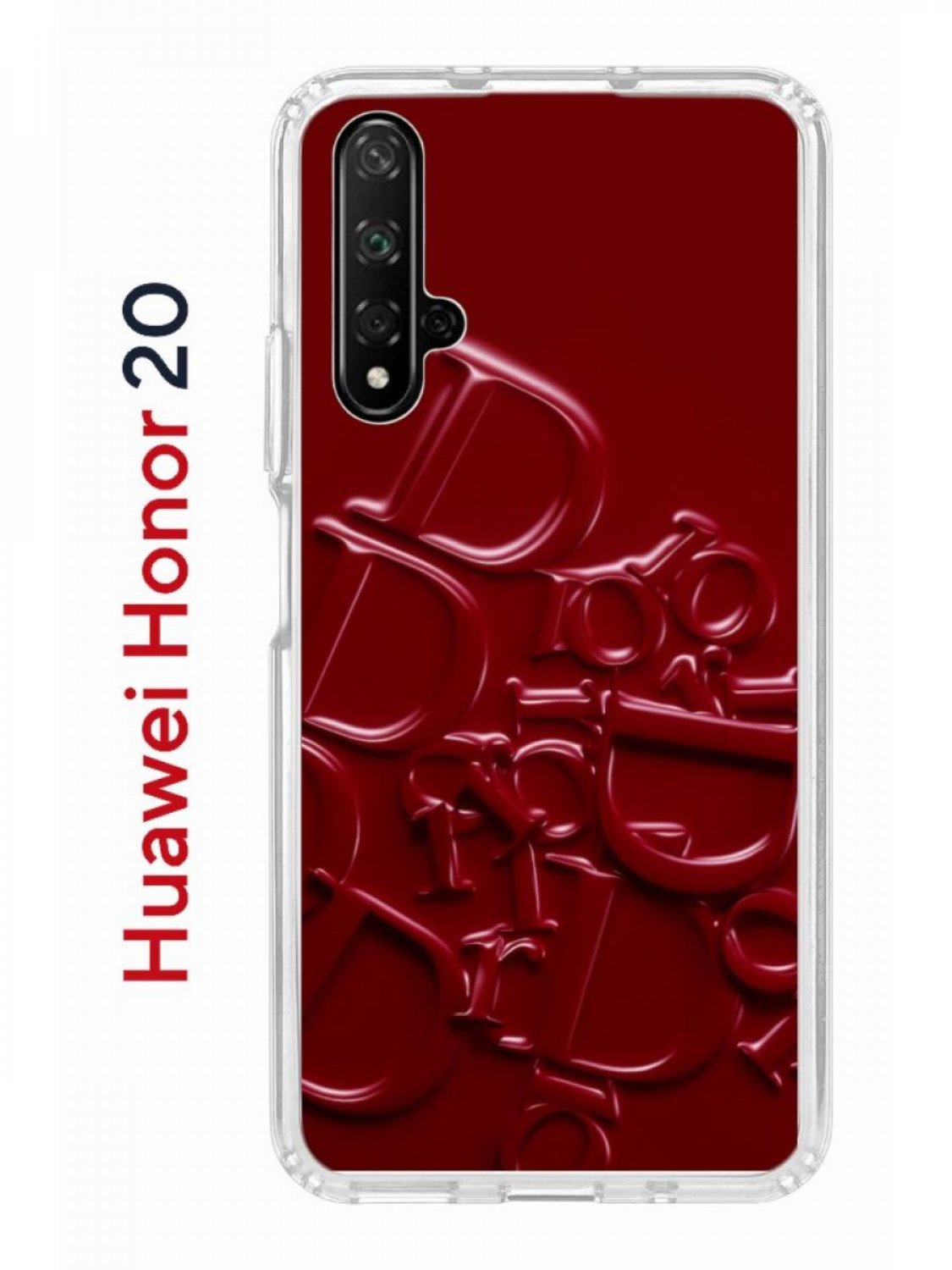 Чехол на Honor 20, Huawei Nova 5T с принтом Kruche Print Dior,  противоударный бампер – купить в Москве, цены в интернет-магазинах на  Мегамаркет