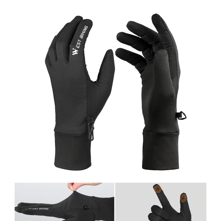 Перчатки мужские West biking YP1602676 черные XL