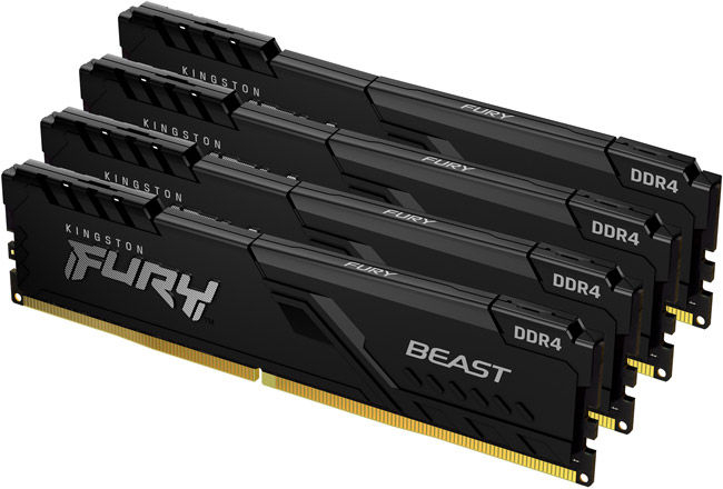 Оперативная память Kingston 64Gb DDR4 3600MHz (KF436C18BBK4/64) (4x16Gb KIT)