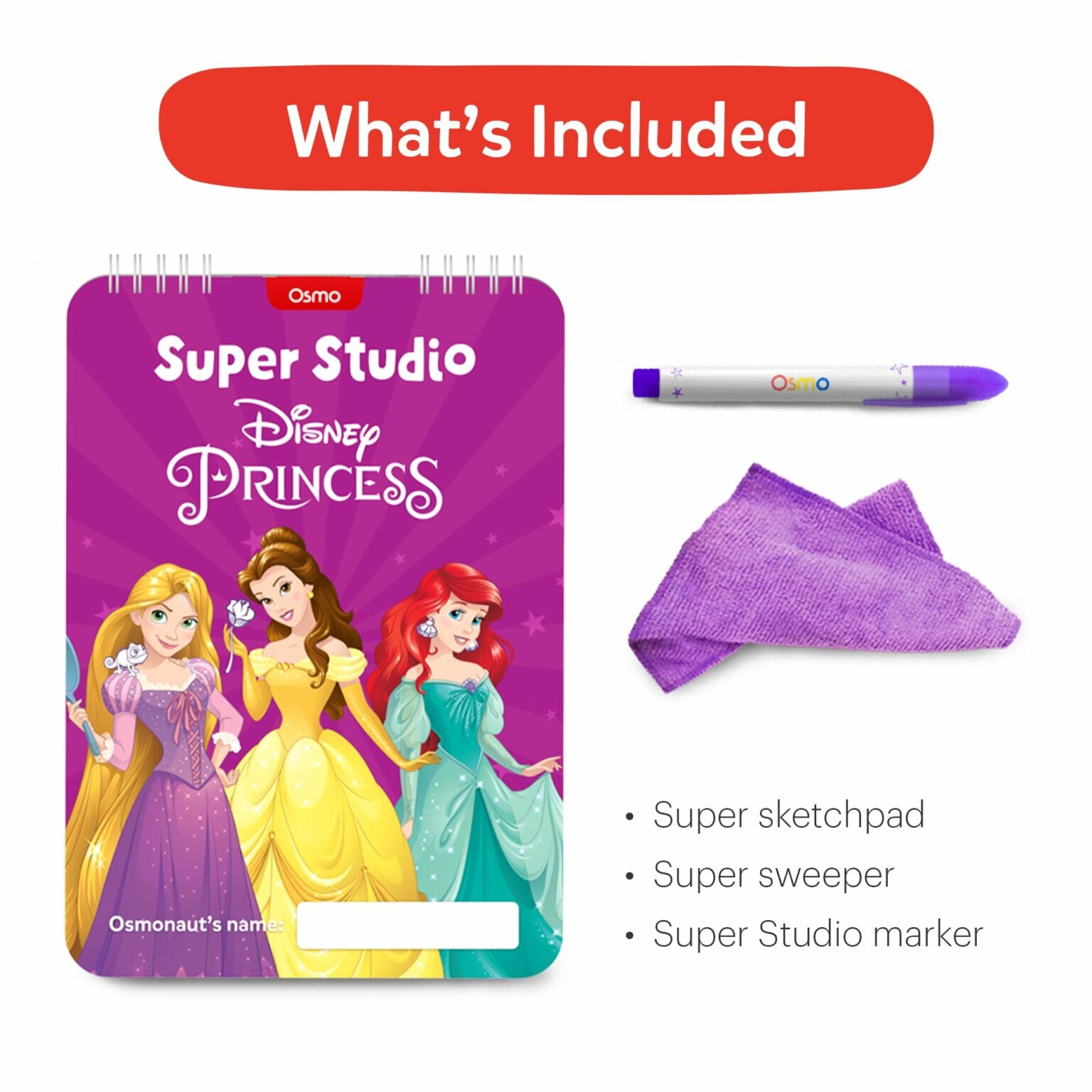 Купить дополнение к игровой системе Osmo Super Studio Disney Princess Game,  цены на Мегамаркет | Артикул: 600015388179