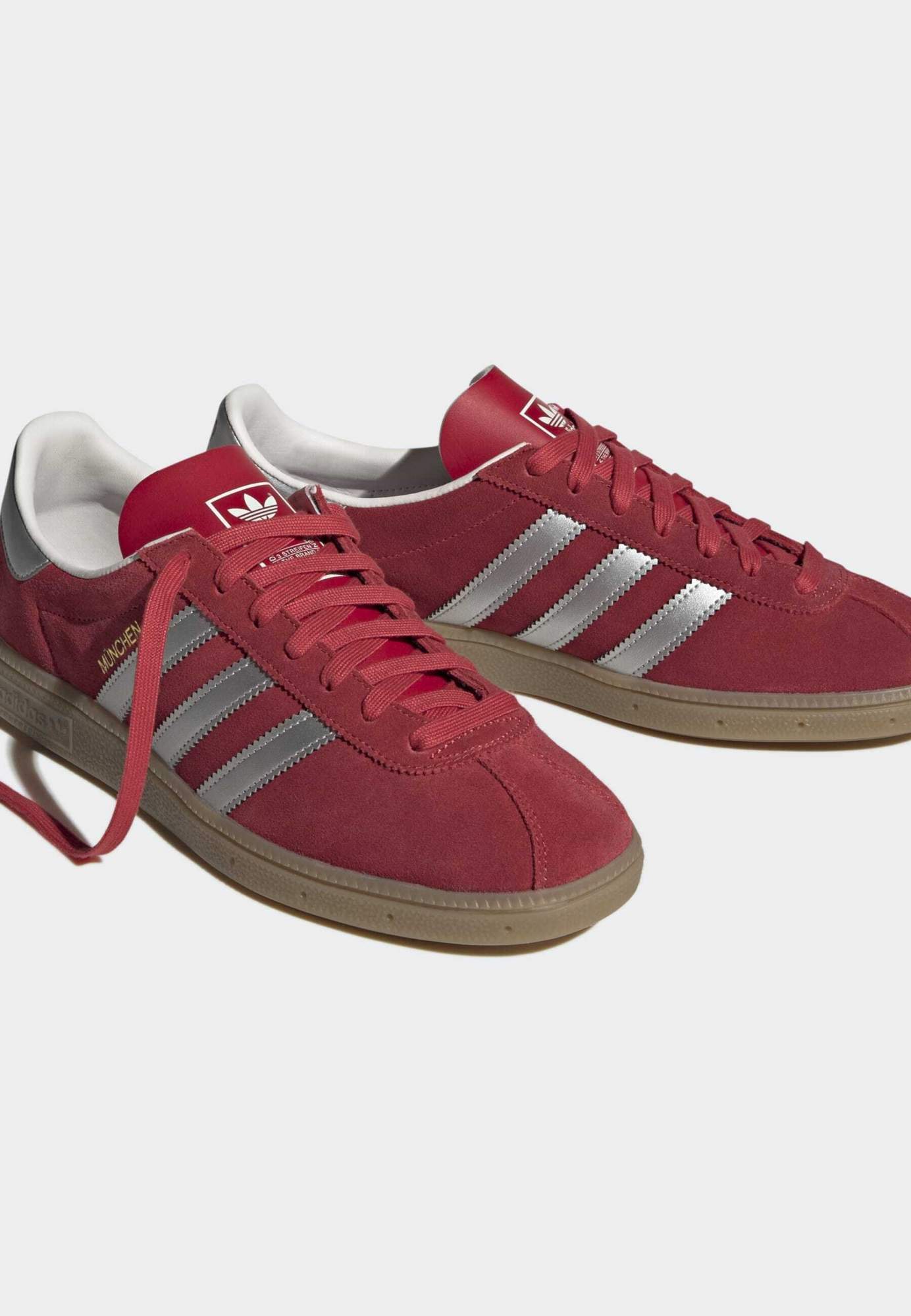 Red adidas originals store trainers