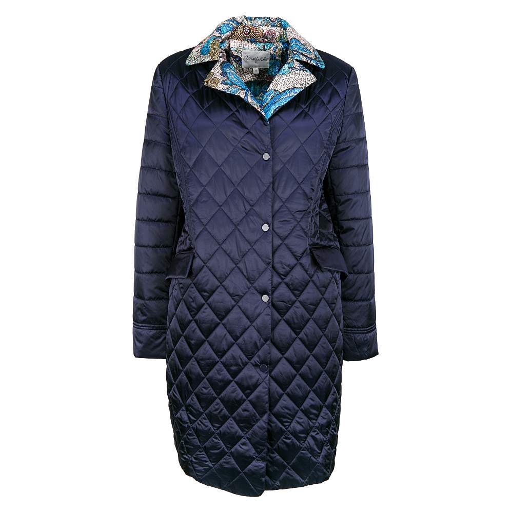 Пальто женское Westfalika 3120-20122A-508D-1 синее 48 RU