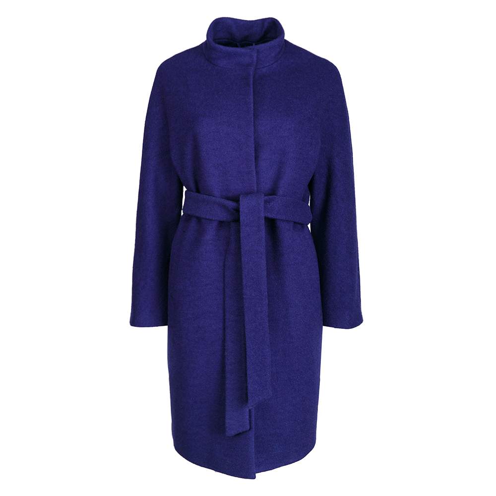 Пальто женское Westfalika FS19-1631-91D-1 синее 48 RU