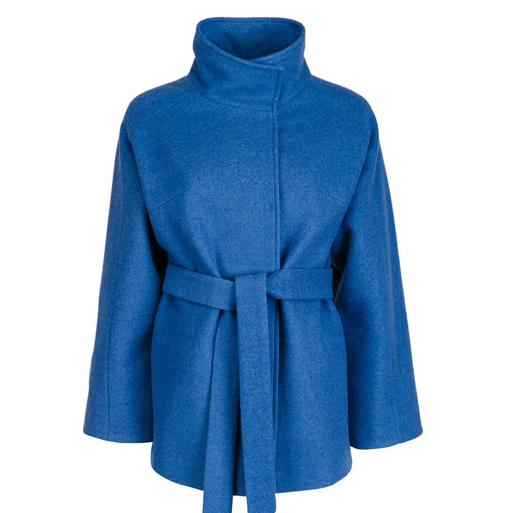 Пальто женское Westfalika FS19-1772-AN-46D-1 синее 46 RU
