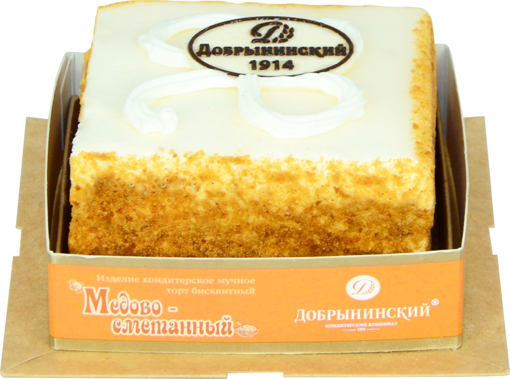 Мини торт Добрынинский Медово-сметанный 240 г