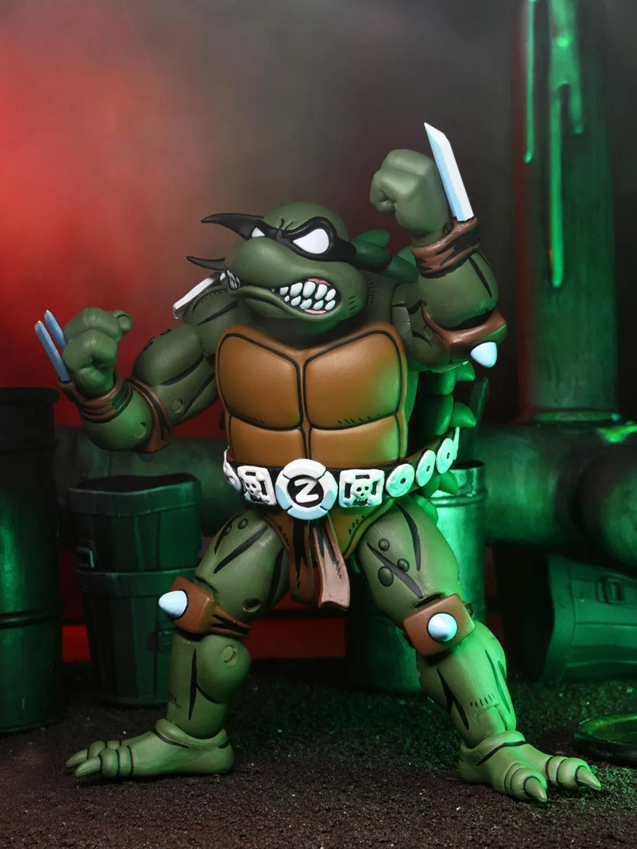 Фигурка <b>Черепашки</b>-<b>ниндзя</b> буйный <b>Слэш</b> TMNT (подвижная, аксессуары, 14,5 см №...