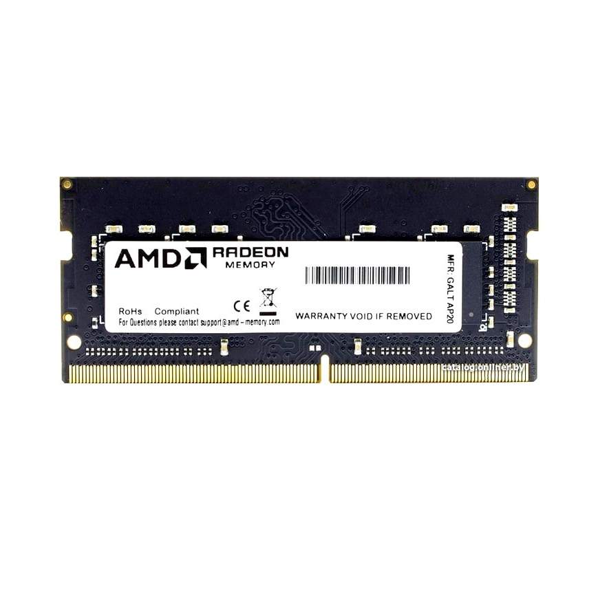 Оперативная память AMD 8Gb DDR4 3200MHz SO-DIMM (R948G3206S2S-U), купить в Москве, цены в интернет-магазинах на Мегамаркет
