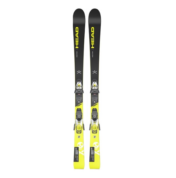 Горные лыжи Head Wc Irace Team Sw Slr Pro+Slr 7.5 Gw Ac Brake 78 2021 yellow/black, 120 см