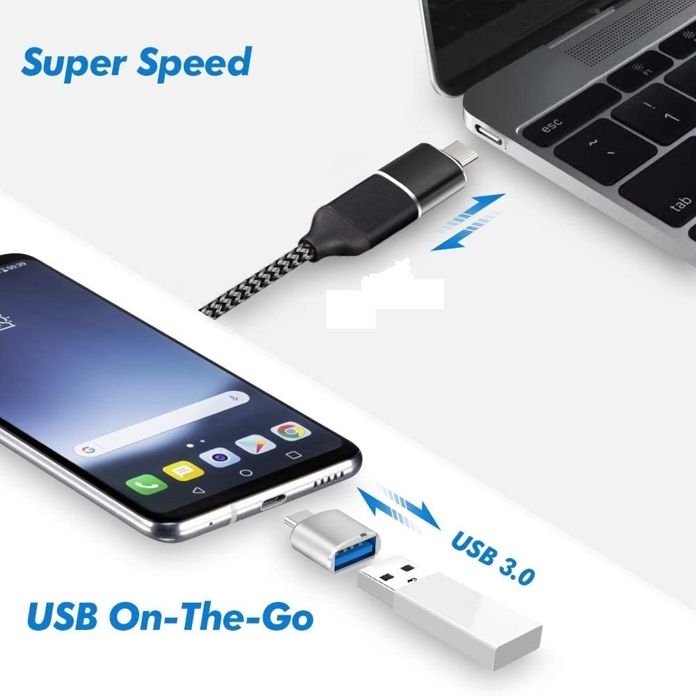 Адаптер переходник USB Type C (выход) - USB 3.0 (вход), KS-is, купить в  Москве, цены в интернет-магазинах на Мегамаркет