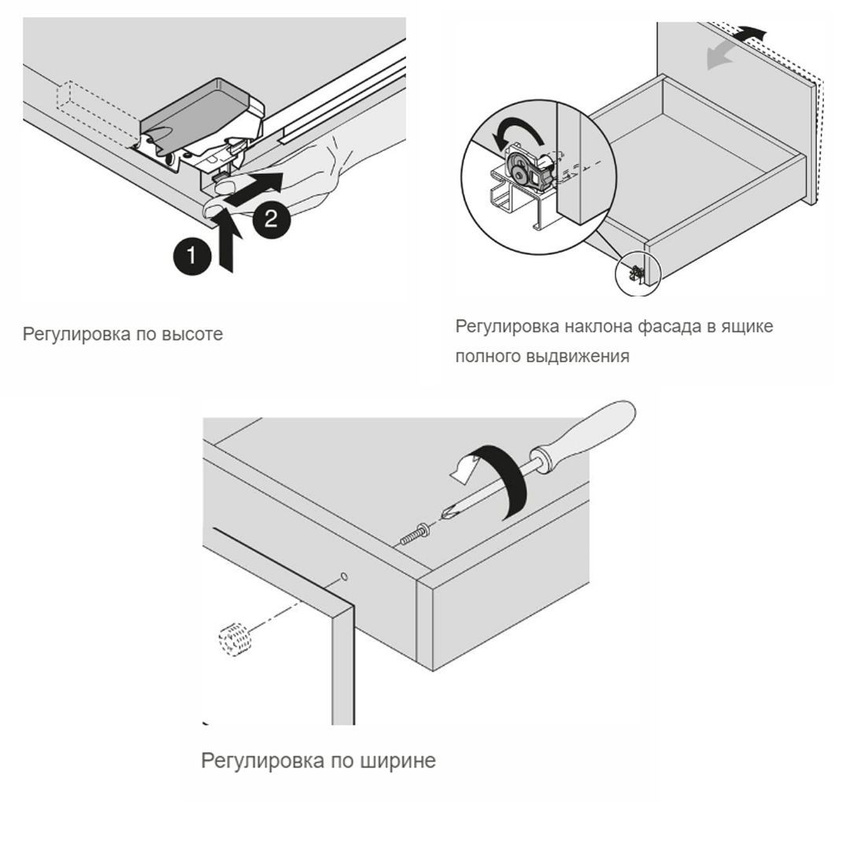 Регулировка доводчиков blum для кухонных шкафов