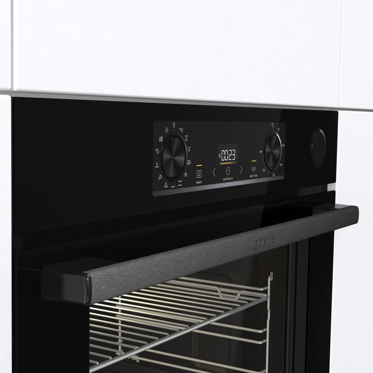 Встраиваемый электрический духовой шкаф Gorenje BSA6737E15BG Black - отзывы  покупателей на маркетплейсе Мегамаркет | Артикул: 100029261673