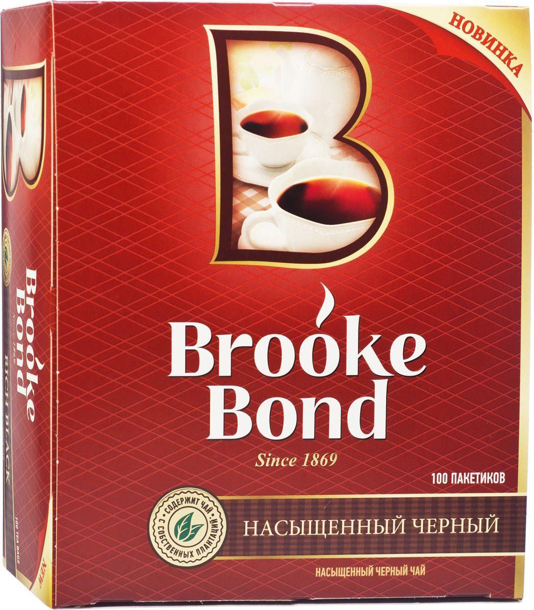 Фотография Чай черный <b>Brooke</b> <b>Bond</b> Насыщенный пакетированный 180 г № 1.