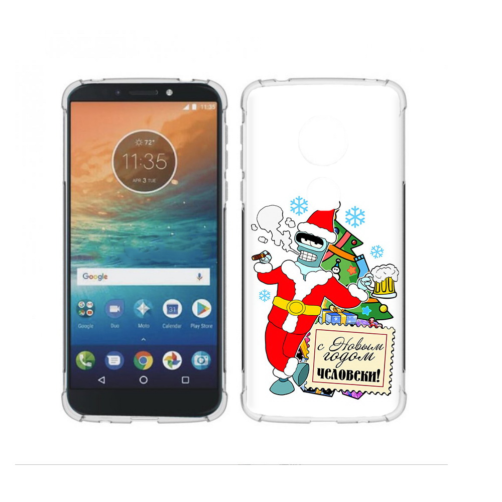 Чехол MyPads Tocco для Motorola Moto G4 Play С новым годом человеки  (PT115793.374.150), купить в Москве, цены в интернет-магазинах на Мегамаркет