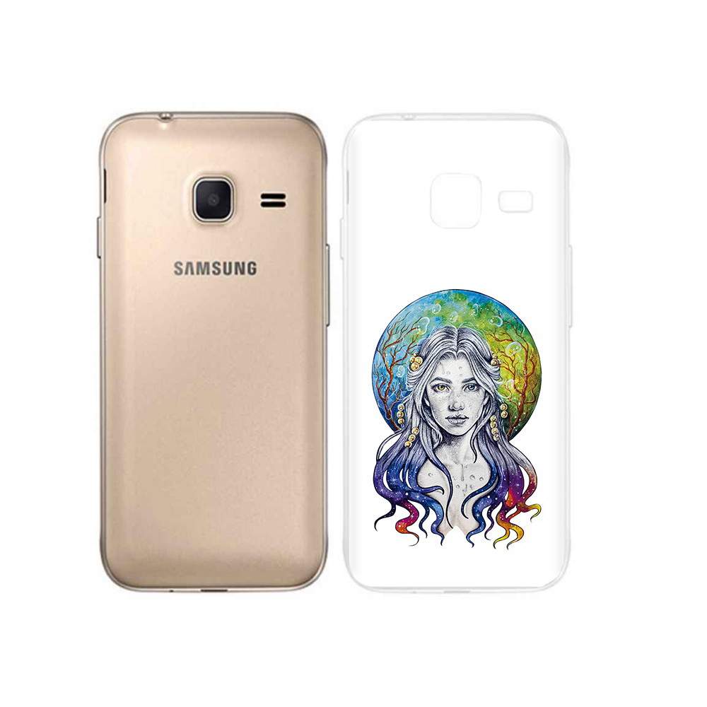 Чехол MyPads Tocco для Samsung Galaxy J1 mini девушка с красивыми волосами,  купить в Москве, цены в интернет-магазинах на Мегамаркет