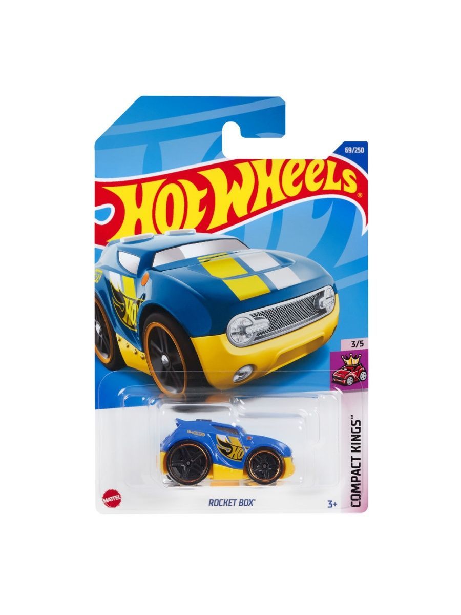 Машинка Hot Wheels коллекционная (оригинал) ROCKET BOX синий - отзывы  покупателей на Мегамаркет