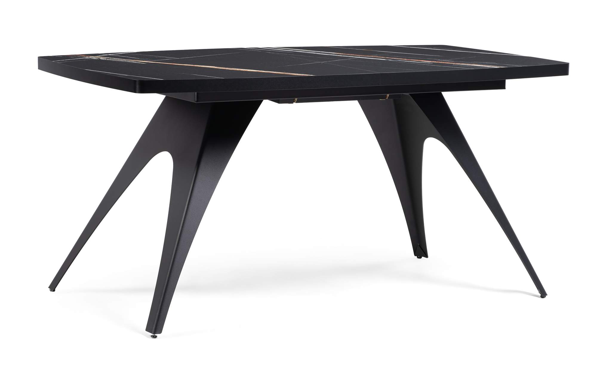 Деревянный стол Woodville Лардж 160(205)х90х76 sahara noir / черный - купить в ООО "ЛМ" (ДСМ), цена на Мегамаркет