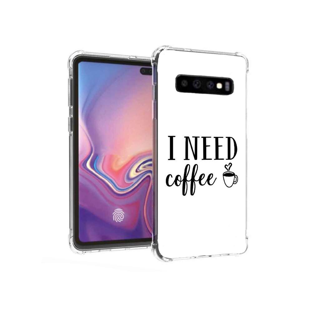 Чехол MyPads Tocco для Samsung Galaxy S10+ Мне нужен кофе  (PT125670.500.121), купить в Москве, цены в интернет-магазинах на Мегамаркет