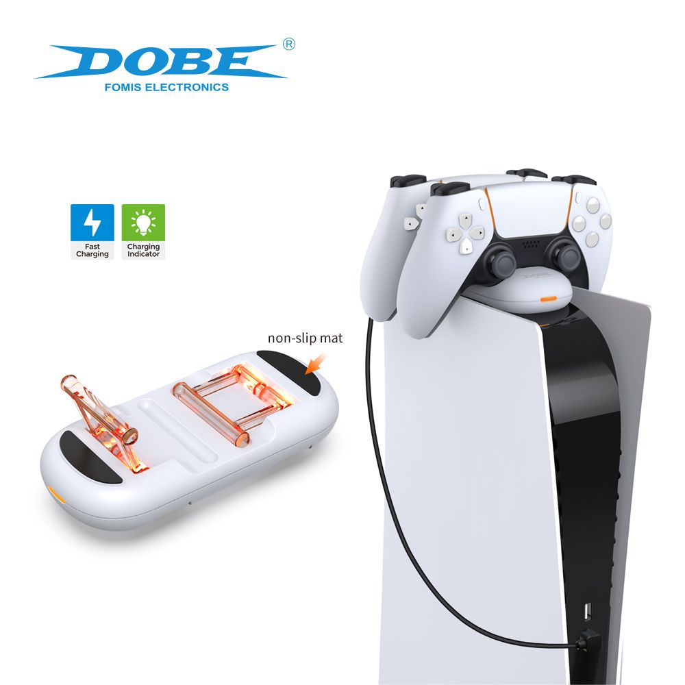 Зарядная станция Dobe TP5 для Playstation DualSense 5, купить в Москве, цены в интернет-магазинах на Мегамаркет