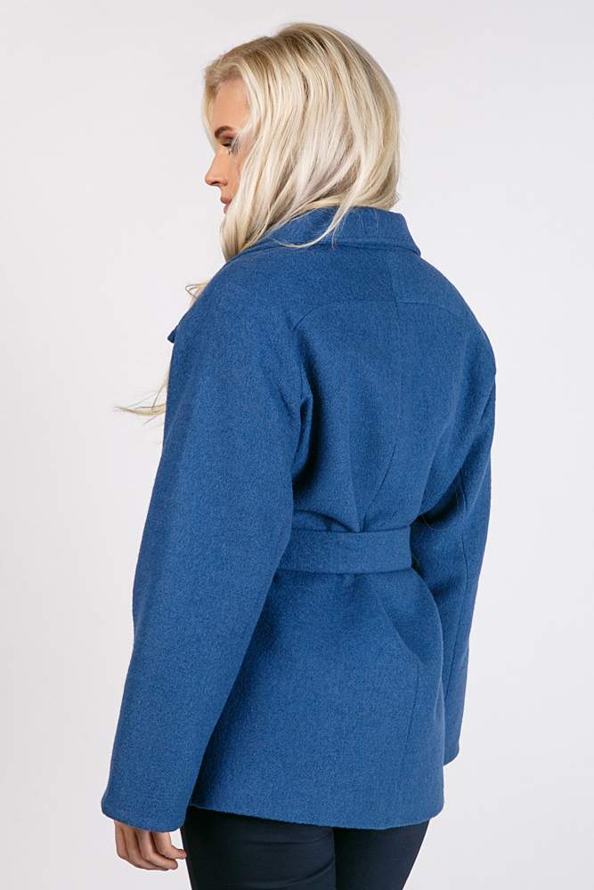 Пальто женское Westfalika FS19-1772-AN-46D-1 синее 48 RU