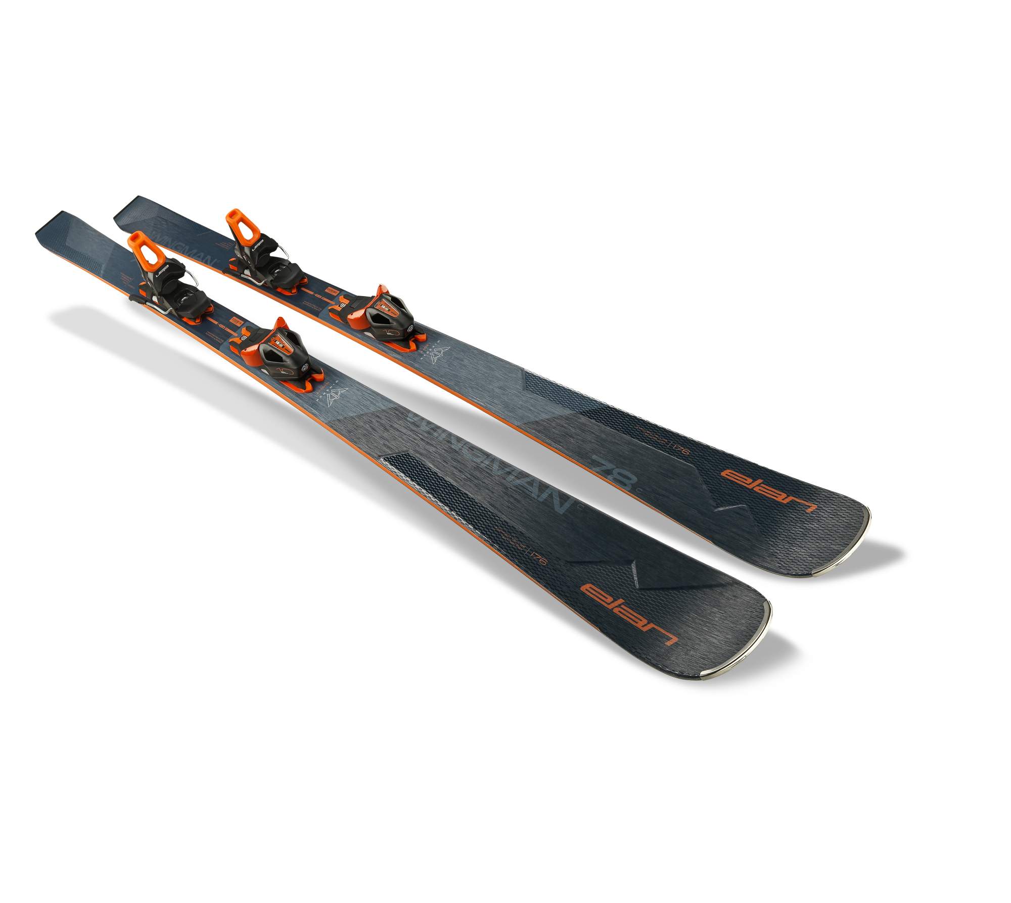 Горные лыжи Elan Wingman 78 C Powershift 2021/2022 blue/orange, 160 см