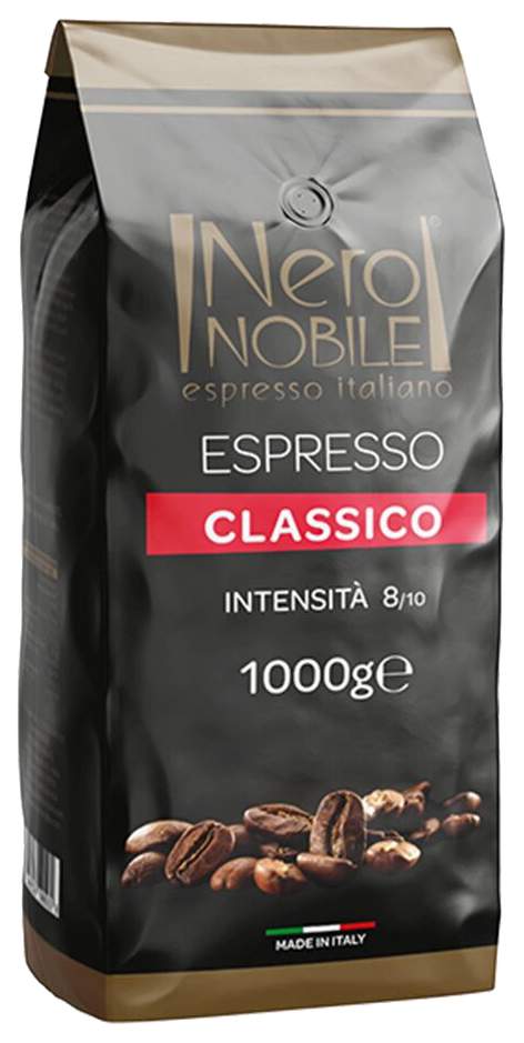 Кофе в зернах Neronobile Classico 1кг - купить в Мегамаркет Москва Пушкино, цена на Мегамаркет