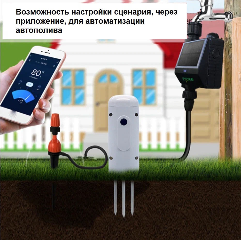 Уличный измеритель температуры и влажности почвы ZigBee YA-QT07S – купить в  Москве, цены в интернет-магазинах на Мегамаркет