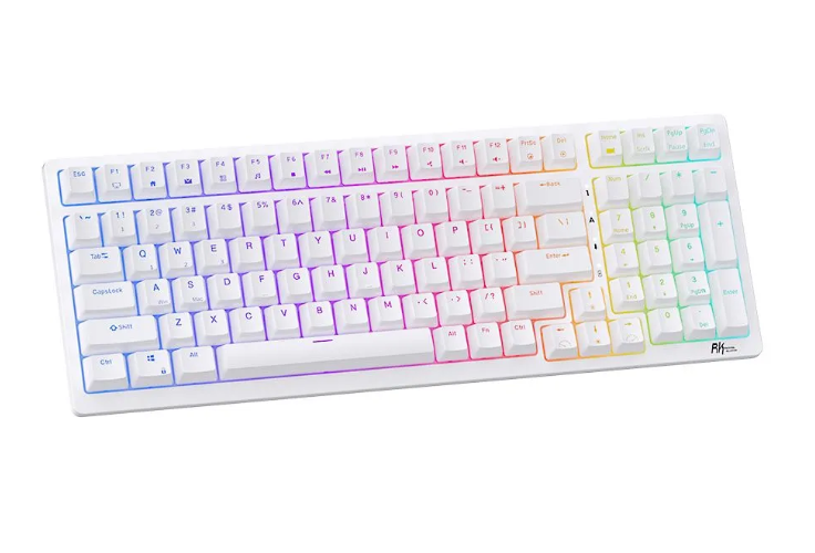 Беспроводная игровая клавиатура Royal Kludge RK98 White, купить в Москве, цены в интернет-магазинах на Мегамаркет