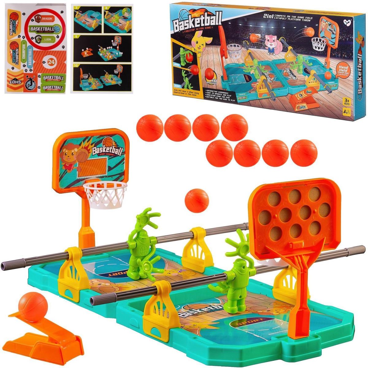 Купить настольная игра Junfa Баскетбол пальчиковый Меткий бросок, цены на Мегамаркет | Артикул: 100049728743