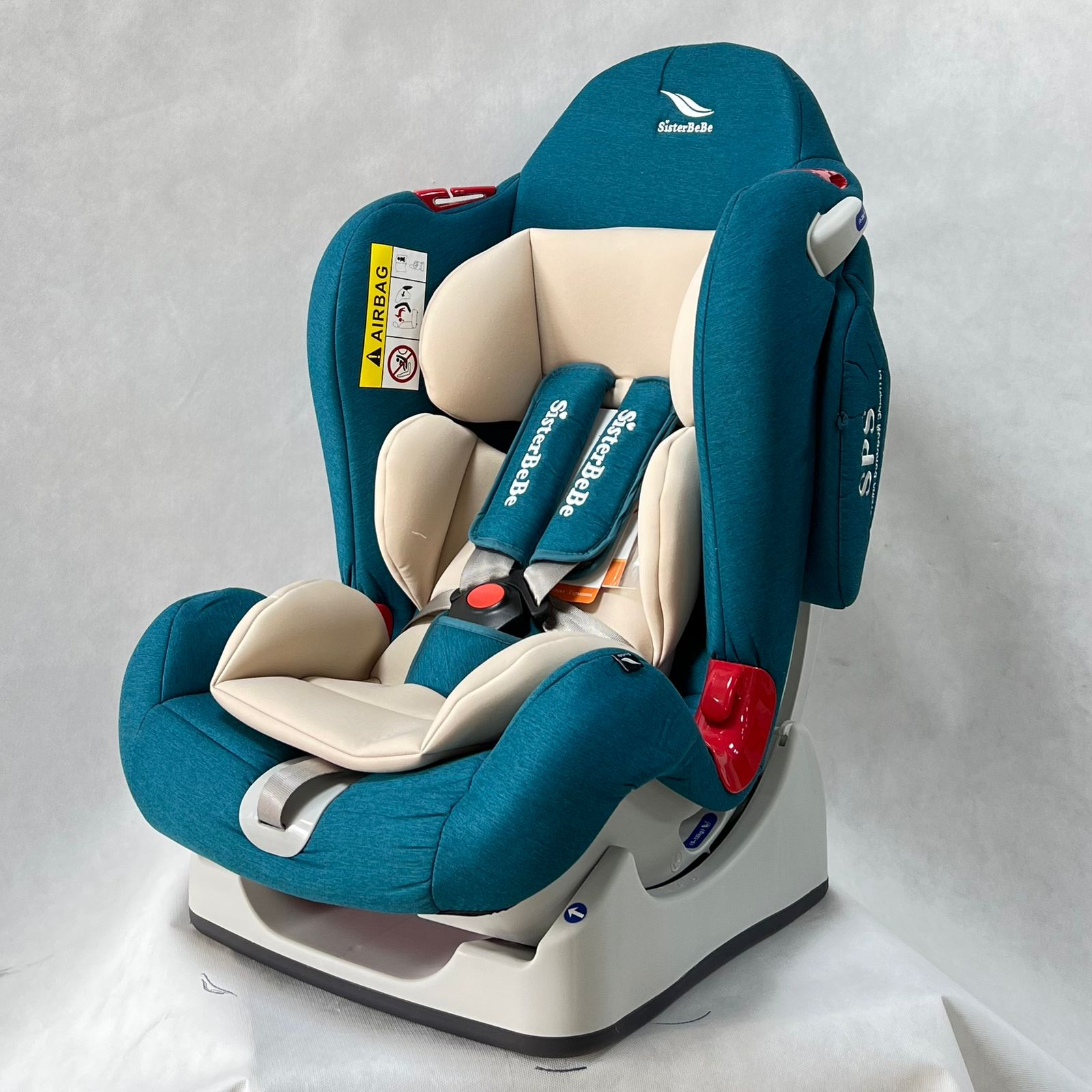 Купить автокресло 0-25 кг SisterBeBe Capsule JM03 Синий лен Green lux, цены на Мегамаркет | Артикул: 600014158606